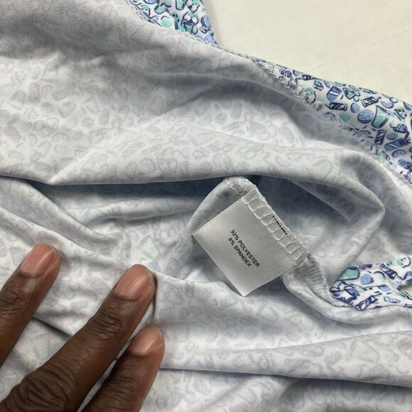 Peter Millar Summer Comfort Polo Shirt XL Golf Performance Bar For The Course - Picture 9 of 10